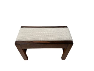 Art Deco Modernist Stool with De Ploeg fabric, 1920s